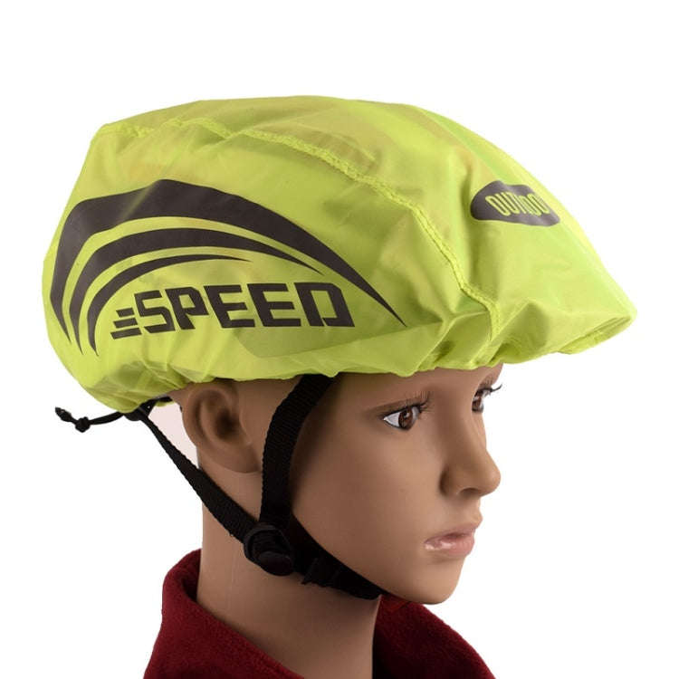 2 PCS Cycling Helmet Rain Cover Outdoor Reflective Safety Helmet Cover, Size: Free Size(Blue (Sty...