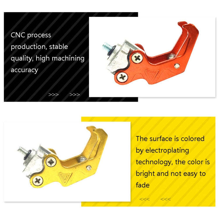 TF-1778 Electric Cars Motorcycle Helmet Hook General Eagle Claw Hook(Orange)