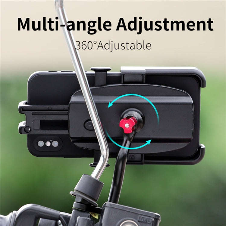 WEST BIKING  Bike Mobile Phone Holder Aluminum 360 Rotatable Electric Bike Scooter Motorcycle Pho...