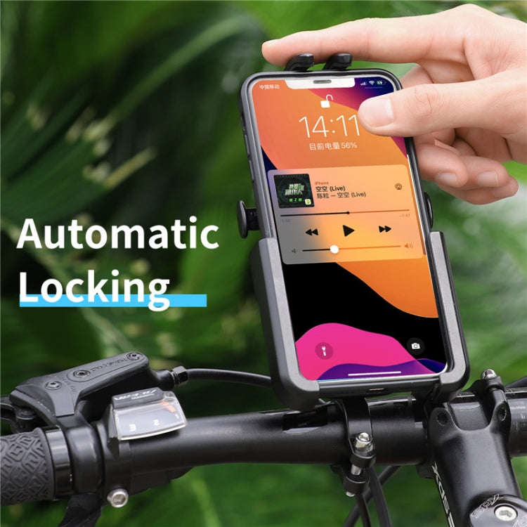 WEST BIKING  Bike Mobile Phone Holder Aluminum 360 Rotatable Electric Bike Scooter Motorcycle Pho...