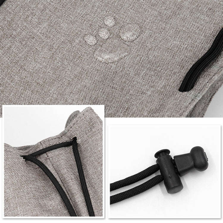 Baona Waterproof Micro SLR Camera Bag Protective Cover Drawstring Pouch Bag, Color: Medium Gray