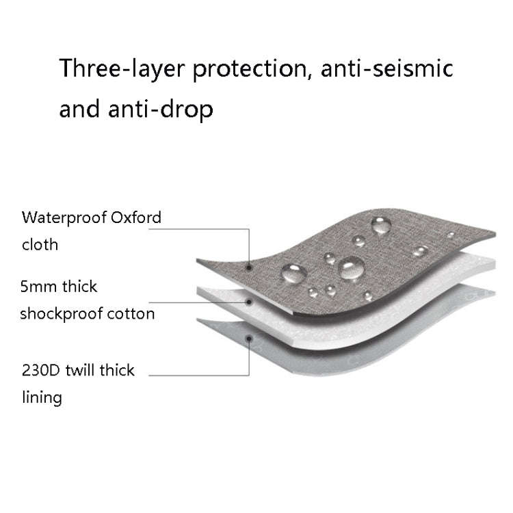 Baona BN-C003 Mobile Hard Disk Protection Cover Portable Storage Hard Disk Bag, Specification: Do...