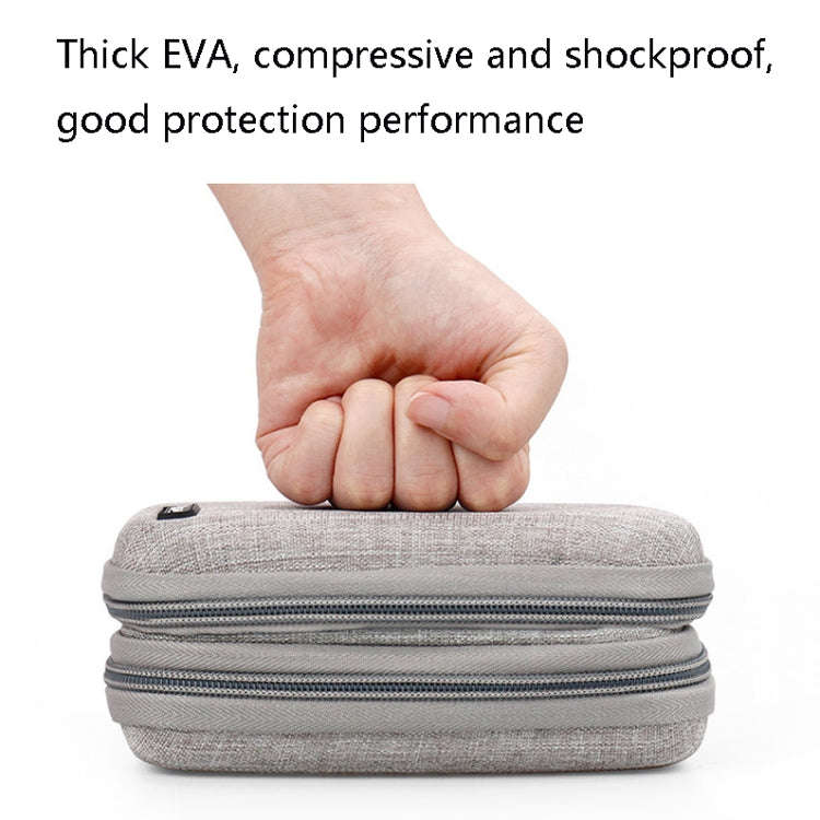 Baona BN-F027 Double-Layer Mobile Hard Disk Storage Bag EVA Hard Shell Hard Disk Protective Cover...