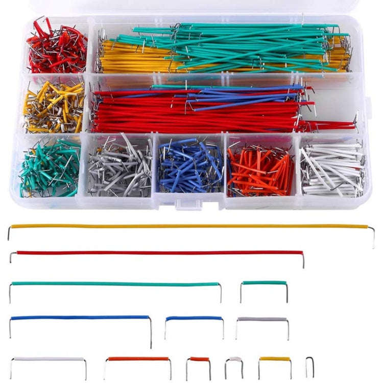 140 PCS 14 Lengths Jumper Wire U Shape Solderless Breadboard Jumper Wire Kit