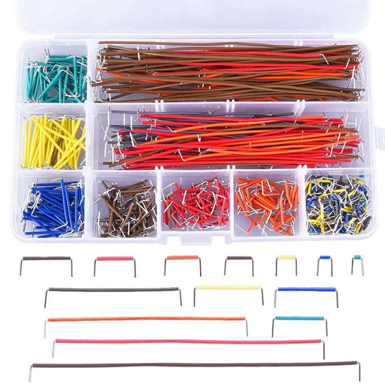 140 PCS 14 Lengths Jumper Wire U Shape Solderless Breadboard Jumper Wire Kit