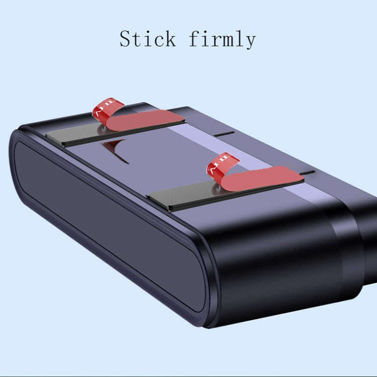 2 PCS One-Click Automatic Hiding Temporary Parking Signs For Cars(Black - Green Numbers)