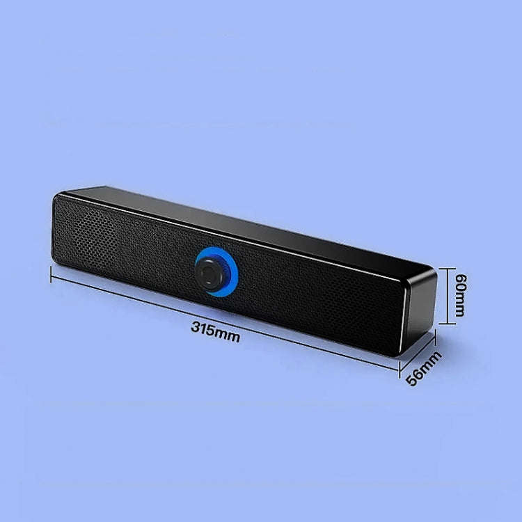 LeerFel Long Computer Wired Speaker Heavy Wellness Computer Multimedia Audio, Specification: 350T...