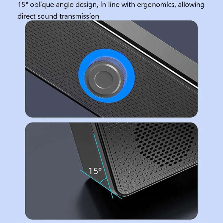 LeerFel Long Computer Wired Speaker Heavy Wellness Computer Multimedia Audio, Specification: 350T...