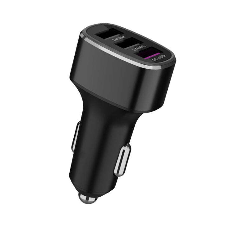 Three USB Ports Car Fast Charging Charger For Huawei/For OPPO/VIVO/OnePlus And Other Flash Chargi...