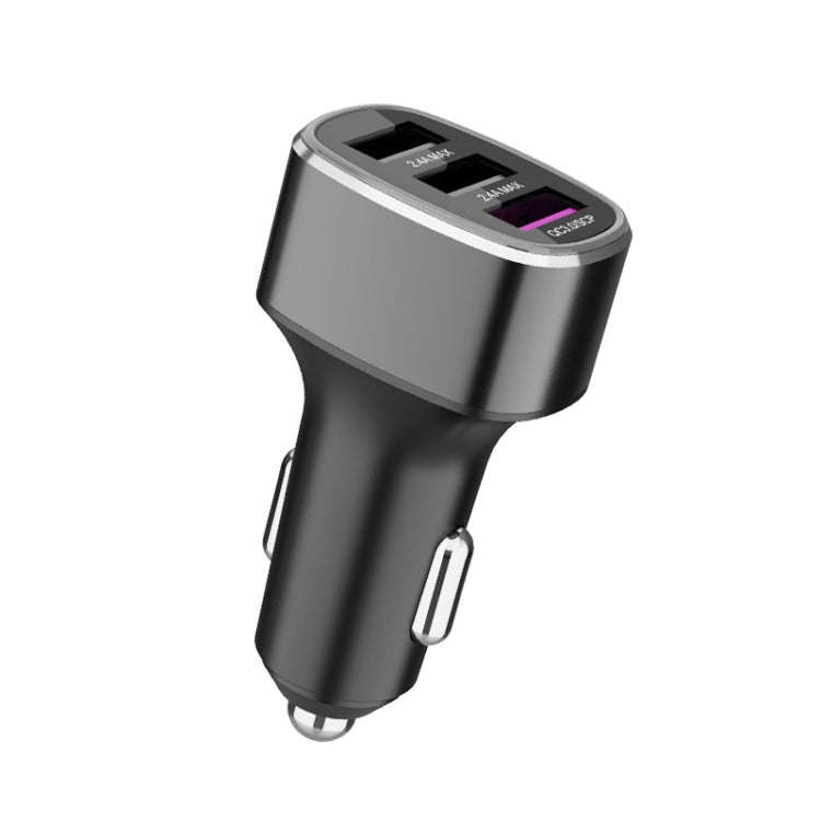 Three USB Ports Car Fast Charging Charger For Huawei/For OPPO/VIVO/OnePlus And Other Flash Chargi...