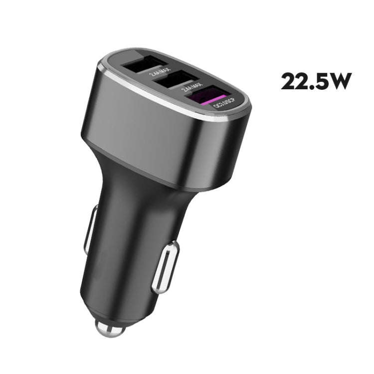 Three USB Ports Car Fast Charging Charger For Huawei/For OPPO/VIVO/OnePlus And Other Flash Chargi...