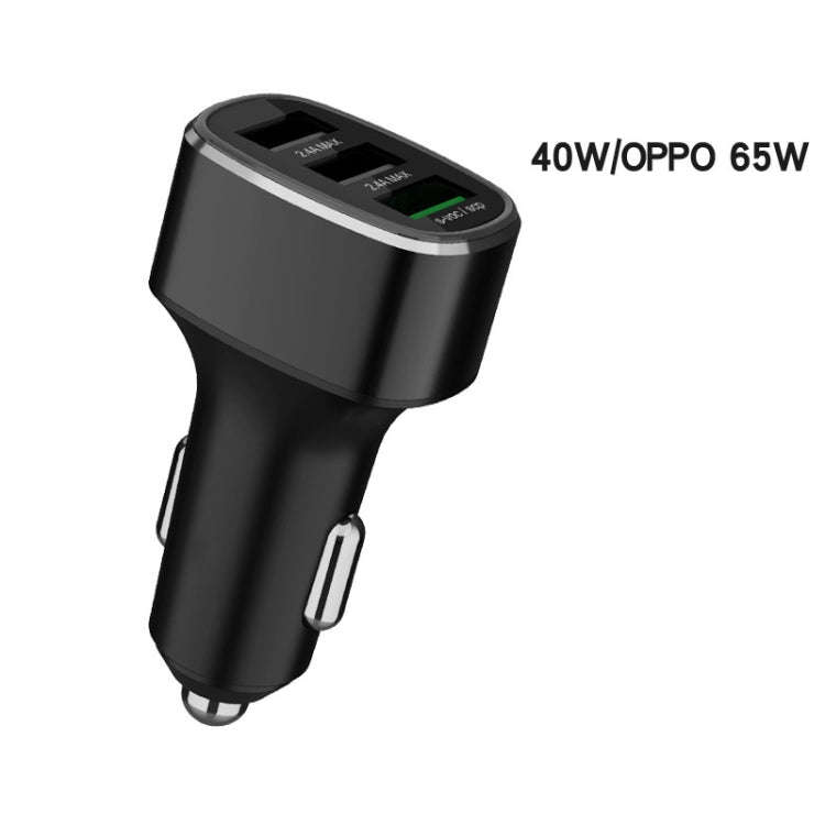 Three USB Ports Car Fast Charging Charger For Huawei/For OPPO/VIVO/OnePlus And Other Flash Chargi...