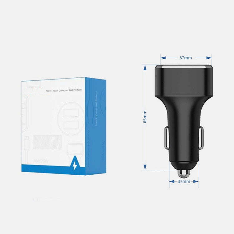 Three USB Ports Car Fast Charging Charger For Huawei/For OPPO/VIVO/OnePlus And Other Flash Chargi...