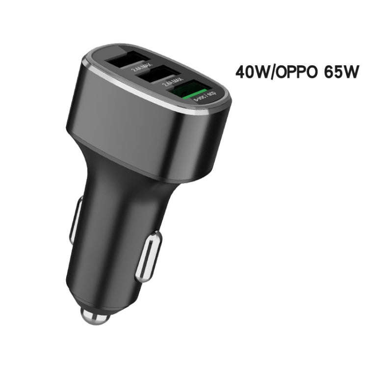 Three USB Ports Car Fast Charging Charger For Huawei/For OPPO/VIVO/OnePlus And Other Flash Chargi...