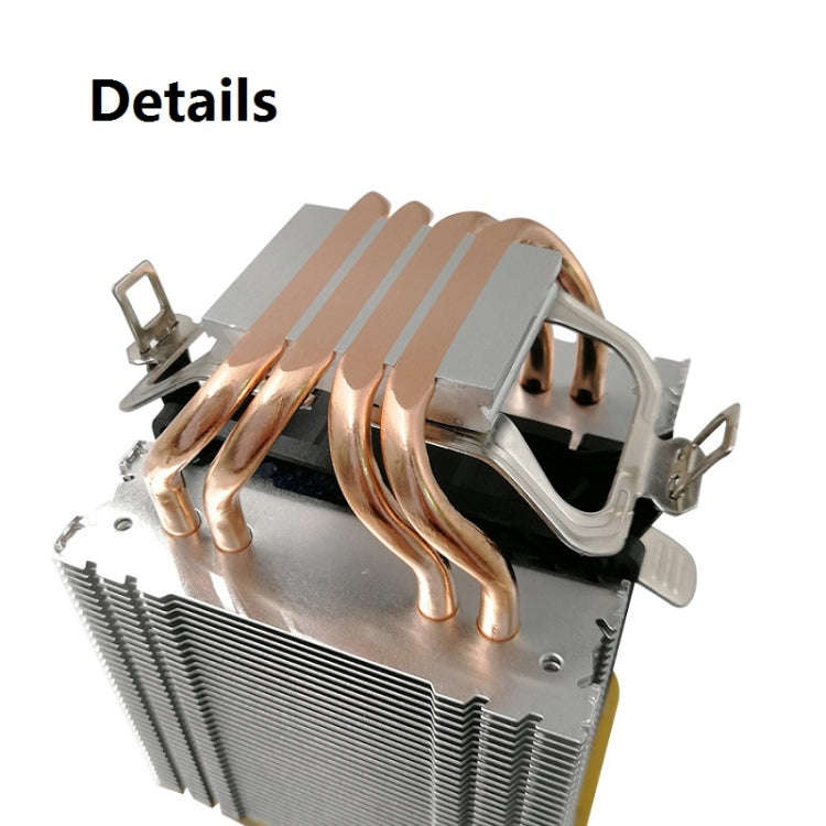 COOL STORM CT-4U-9cm Heat Pipe Dual-Tower CPU Radiator Copper Pipe 9 Cm Fan For Intel/AMD Platfor...