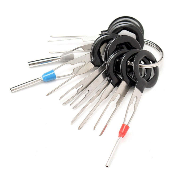 11 PCS Car Extractor Terminal Removal Tool Kit Electrical Wiring Crimp Connector Puller Release P...