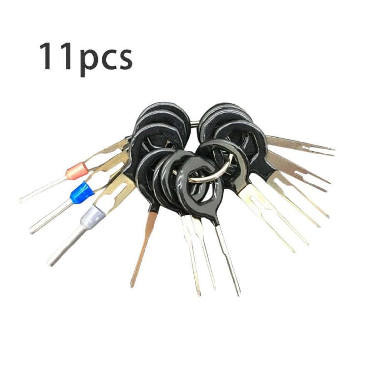 11 PCS Car Extractor Terminal Removal Tool Kit Electrical Wiring Crimp Connector Puller Release P...