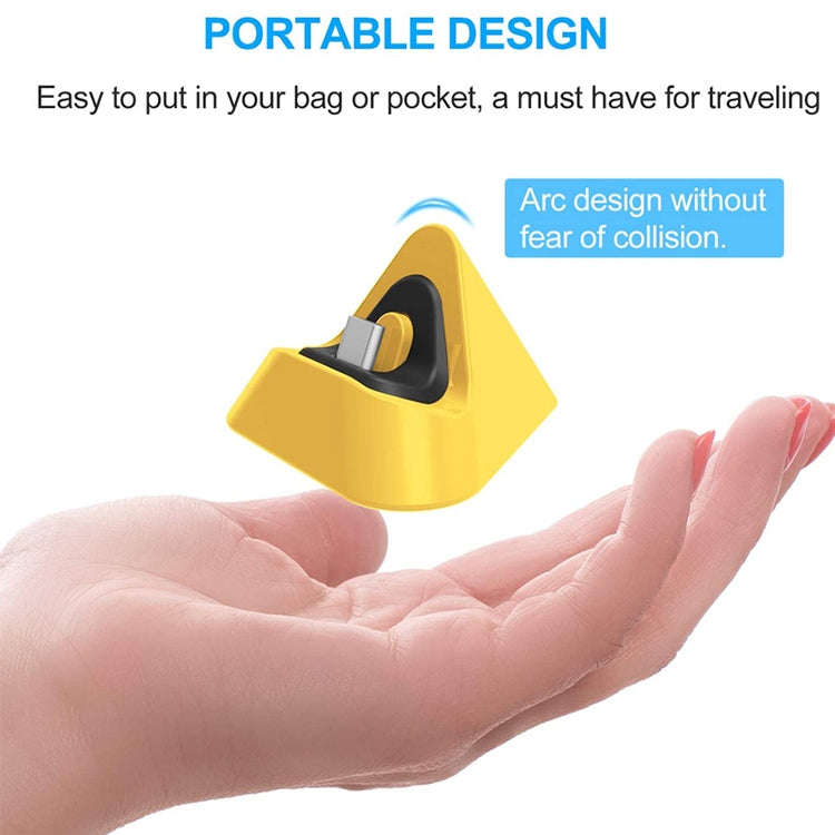 2 PCS DOBE TNS-19062 Host Charging Bottom Portable Triangle Game Console Charger For Switch / Lit...