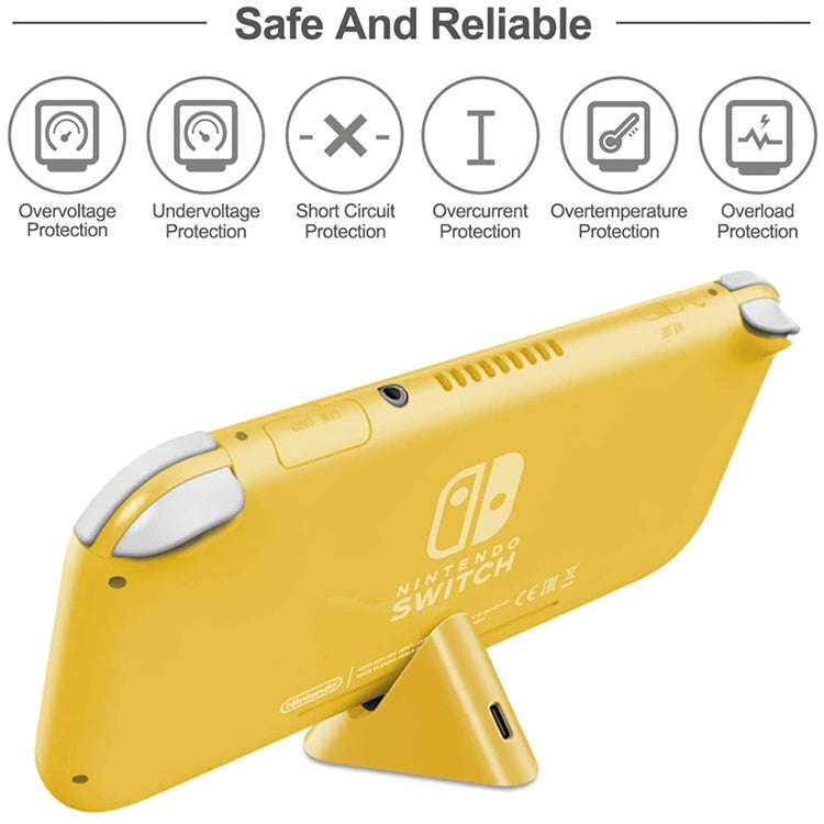 2 PCS DOBE TNS-19062 Host Charging Bottom Portable Triangle Game Console Charger For Switch / Lit...