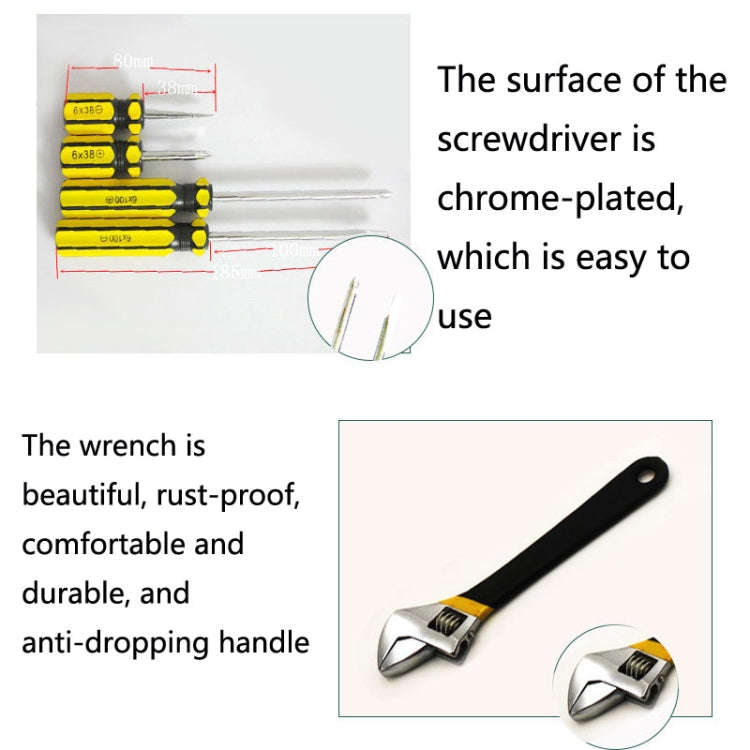 13 In 1 Car Household Multi-Function Hardware Tool Set, Specification: Hardcover 8013-1