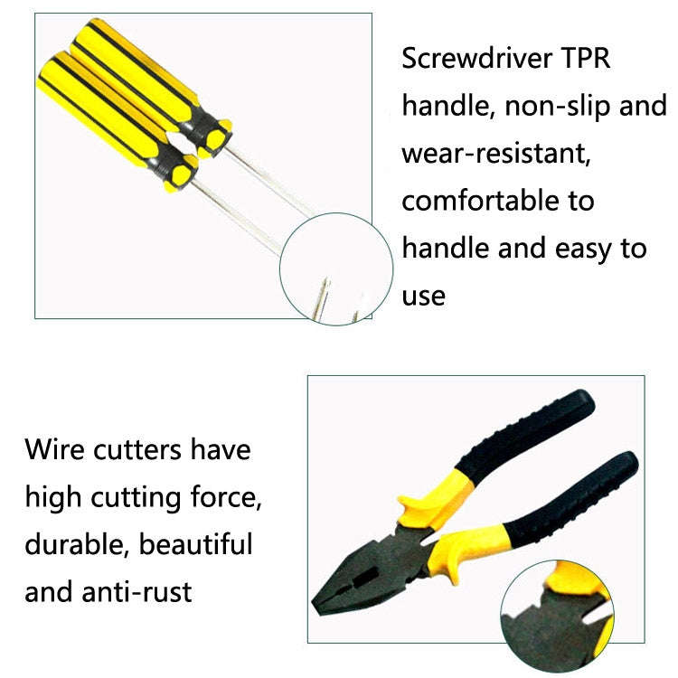 16 In 1 8016G Car Home Hardware Repair Tool Set(Green)