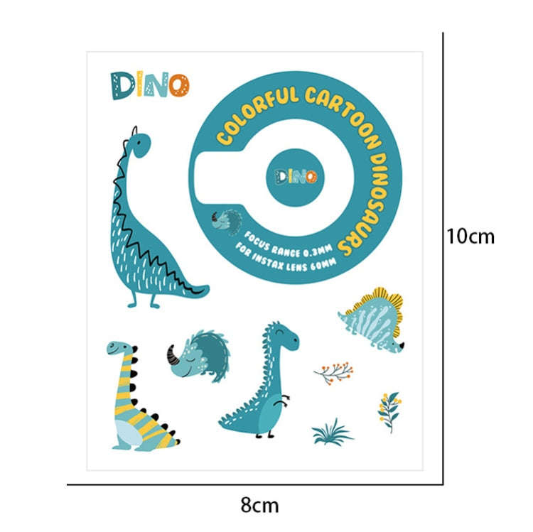 5 PCS 5 in 1 DIY Cute Cartoon  Camera Stickers Set for Fujifilm Instax mini 11(Dessert Animal Ser...