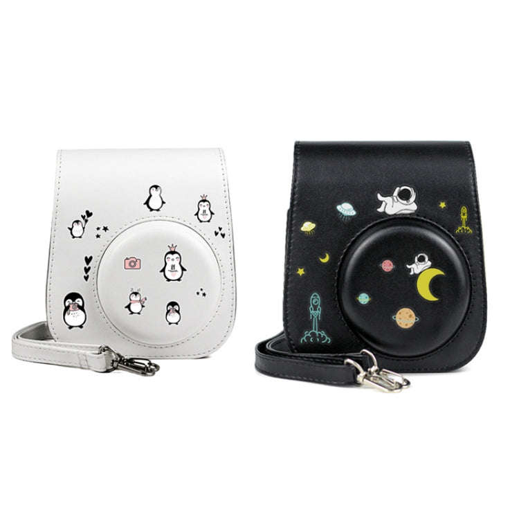 5 PCS 5 in 1 DIY Cute Cartoon  Camera Stickers Set for Fujifilm Instax mini 11(Space Animals Series)