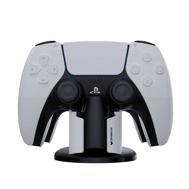 SPARKFOX W20P508 Dual Charger With Contacts Wireless Handle Charger For PS5, Style: Charger+Data ...
