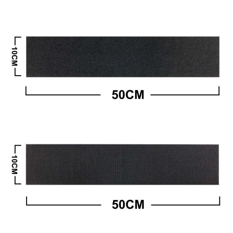 2 Pairs 100x500mm Car License Plate Hook And Loop Fastener High Temperature Resistance Polyester ...