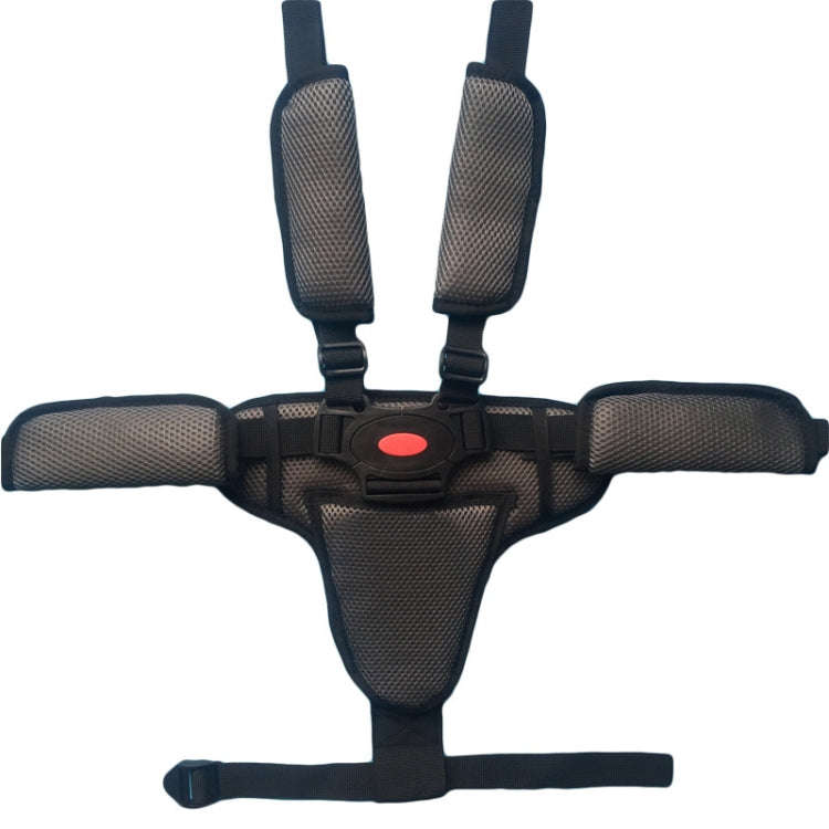 Baby Dining Chair Stroller Safety Strap Five-Point  Type A Version + Fixed Strap + Thick Shoulder...