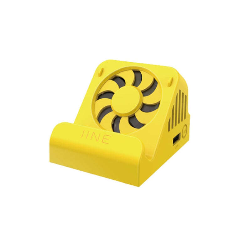 IINE Portable Video Conversion Base With Fan Cooling HDMI Video Converter For Nintendo Switch(Yel...