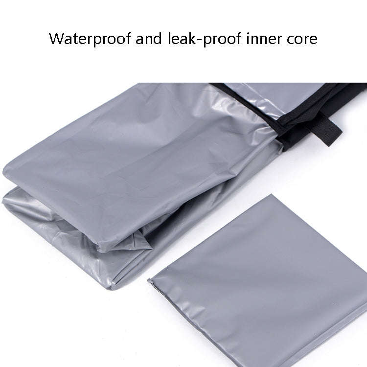 With Cover Car Trash Can Foldable Car Chair Back Trash Can Waterproof Box, Size: 20 x 20 x 30cm(B...