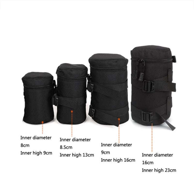 5603 Wear-Resistant Waterproof And Shockproof SLR Camera Lens Bag, Size: M(Black)