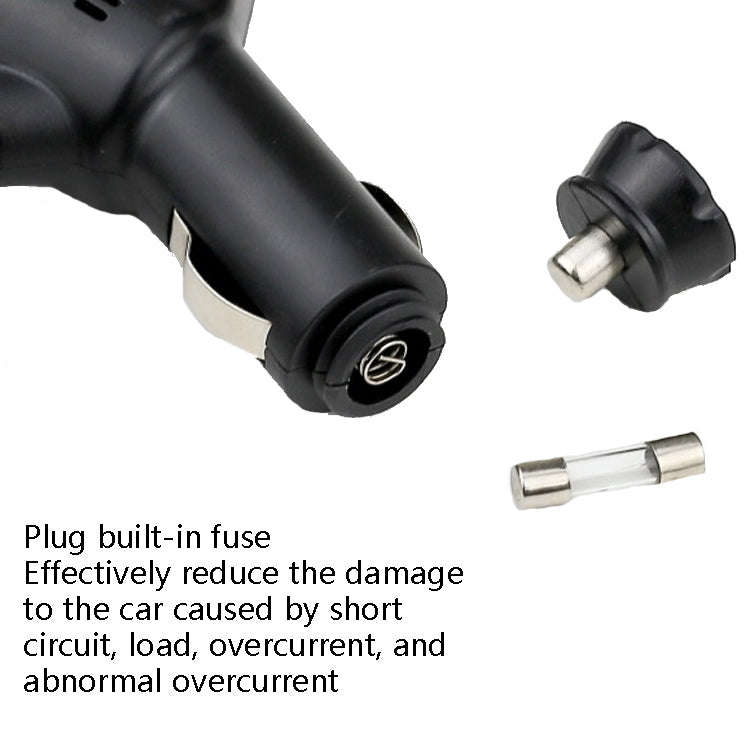 2 PCS Car 3 In 1 Charger With Cigarette Lighter Dual USB Interface With USB Mobile Phone Charging...