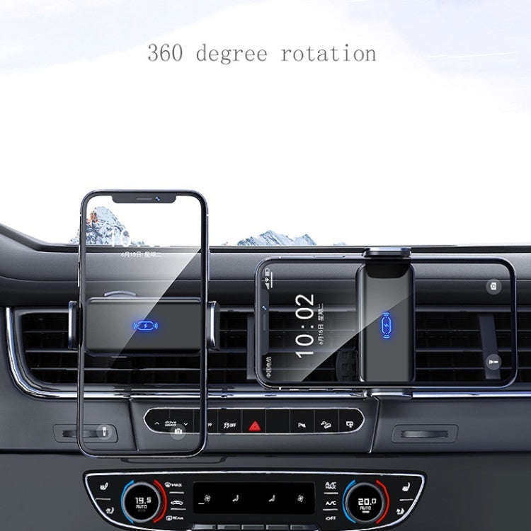 Vehicle-mounted Intelligent Induction Electric Mobile Phone Holder Car Air Outlet Navigation Fram...