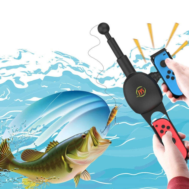JYS NS192 Fishing Rod Game Handle Accessories For Nintendo Switch(Black)
