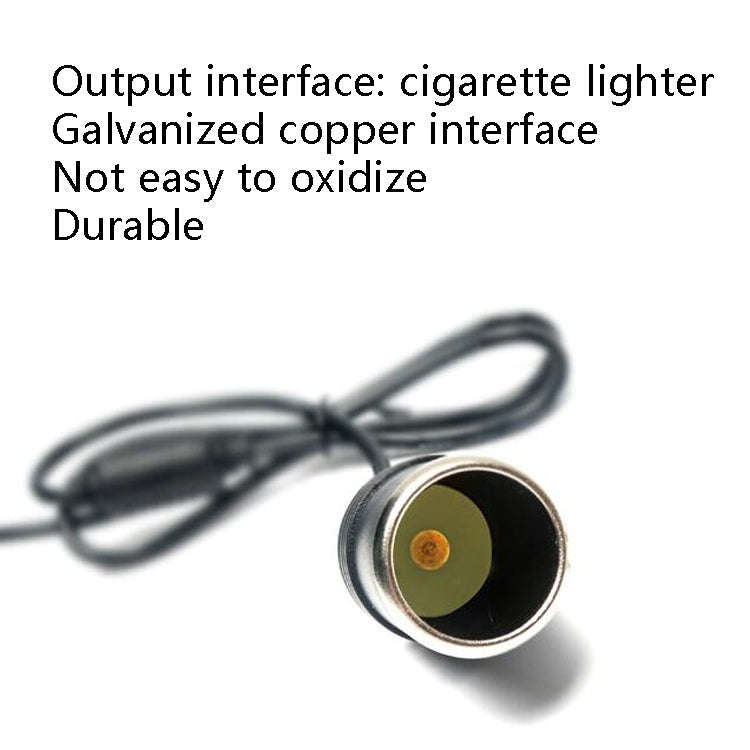5V Turn 12V USB To Cigarette Lighter Socket Female Head Driving Recorder Mobile Power Cord, Speci...
