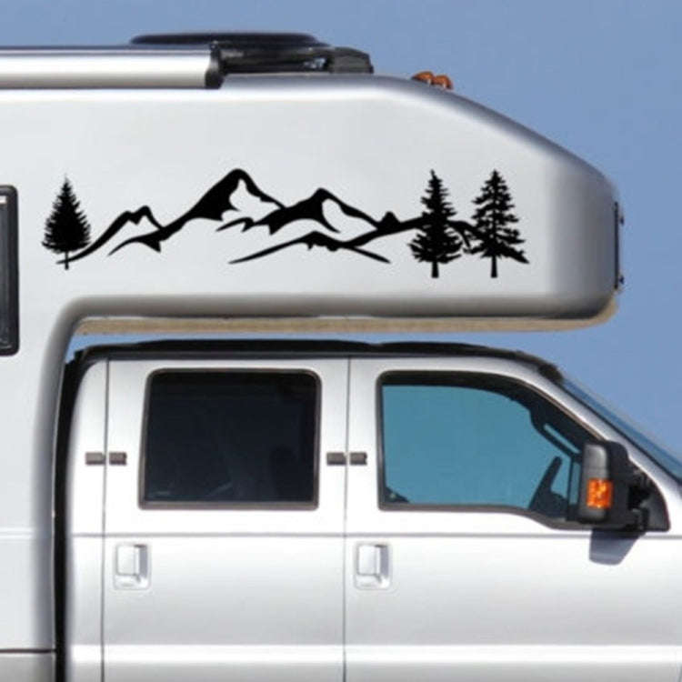 2 PCS D-791 Mountain Forest Car Sticker SUV Off-Road Vehicle Body Sticker Rear Windshield Car Sti...