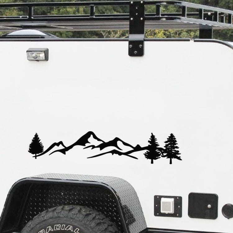 2 PCS D-791 Mountain Forest Car Sticker SUV Off-Road Vehicle Body Sticker Rear Windshield Car Sti...
