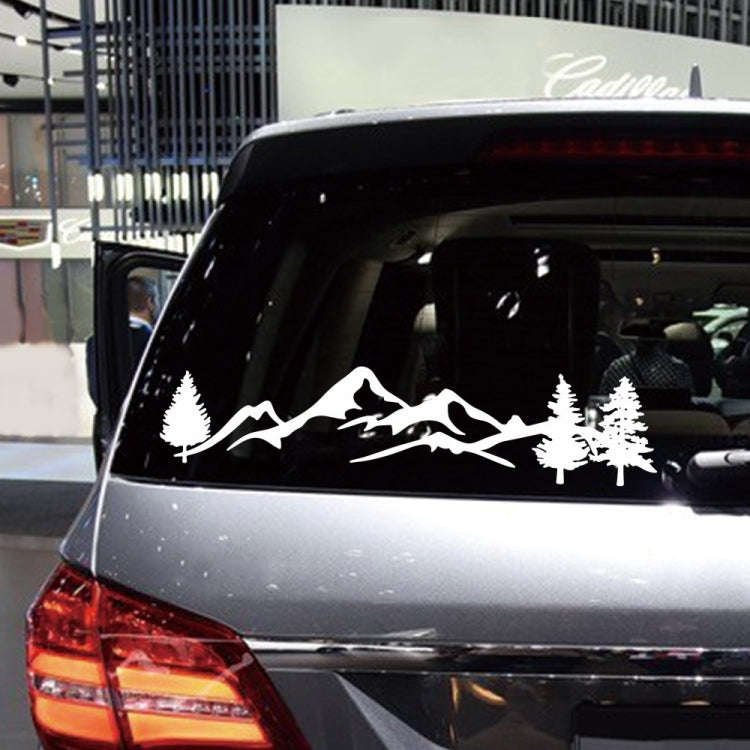 2 PCS D-791 Mountain Forest Car Sticker SUV Off-Road Vehicle Body Sticker Rear Windshield Car Sti...