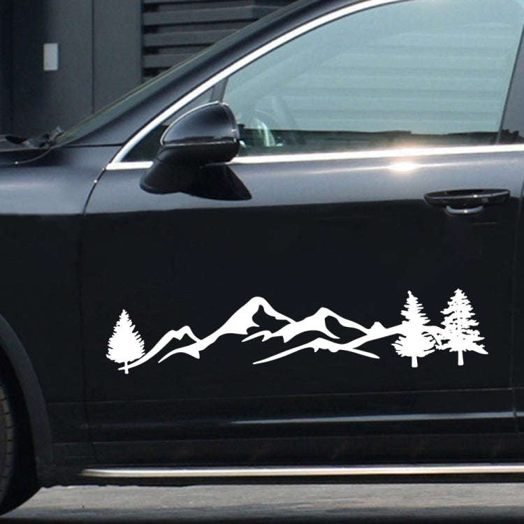 2 PCS D-791 Mountain Forest Car Sticker SUV Off-Road Vehicle Body Sticker Rear Windshield Car Sti...
