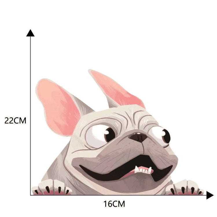 3 PCS D-840 Three-Dimensional Personalized Graphic Car Sticker Puppy Cartoon Colorful Vinyl Decal...