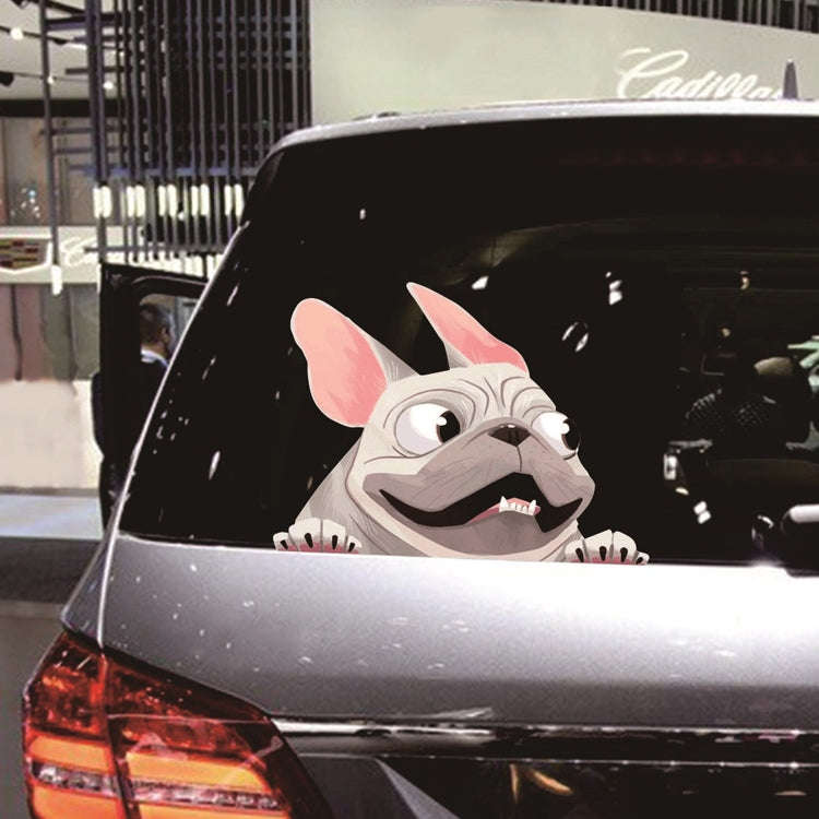 3 PCS D-840 Three-Dimensional Personalized Graphic Car Sticker Puppy Cartoon Colorful Vinyl Decal...