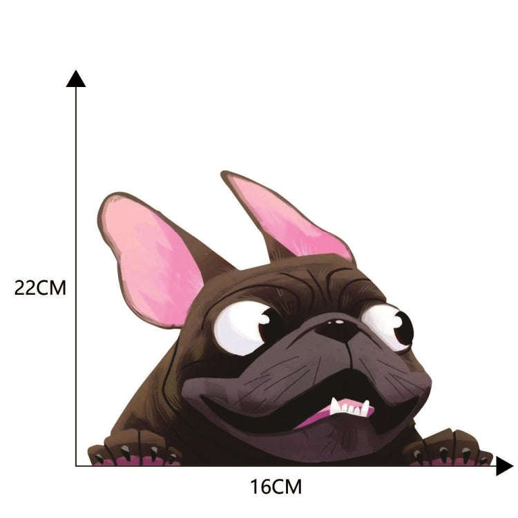 3 PCS D-840 Three-Dimensional Personalized Graphic Car Sticker Puppy Cartoon Colorful Vinyl Decal...