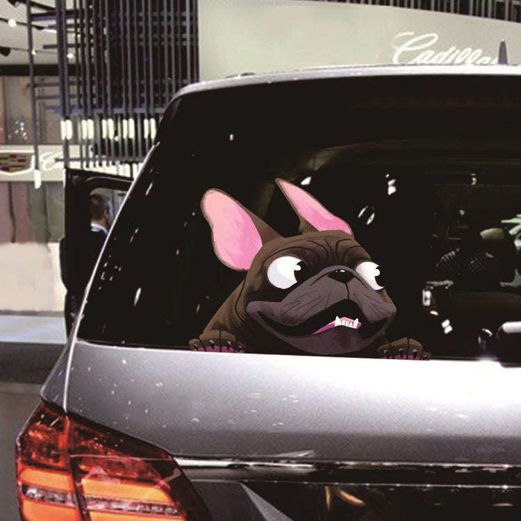 3 PCS D-840 Three-Dimensional Personalized Graphic Car Sticker Puppy Cartoon Colorful Vinyl Decal...