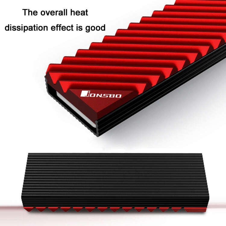 Jonsbo M.2-3 Solid State Radiator For NVME/SSD(Red)
