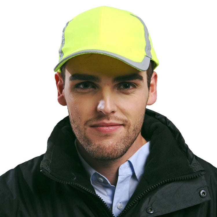 Reflective Safety Baseball Cap Breathable Construction Site Outdoor Construction Mesh Cap, Colour...