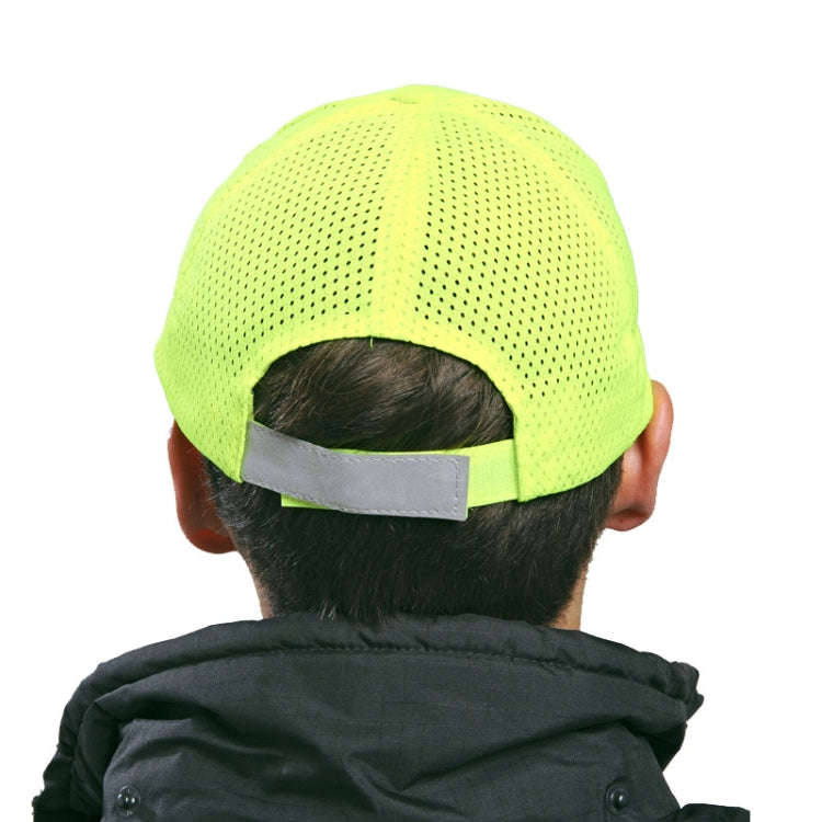 Reflective Safety Baseball Cap Breathable Construction Site Outdoor Construction Mesh Cap, Colour...