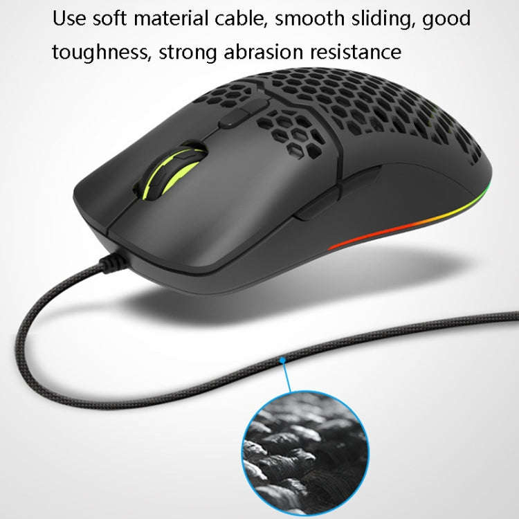 DELUX M700BU 7 Keys Wired Games Mouse Desktop Wired Mouse, Style: 3389 (Support 16000DPI)