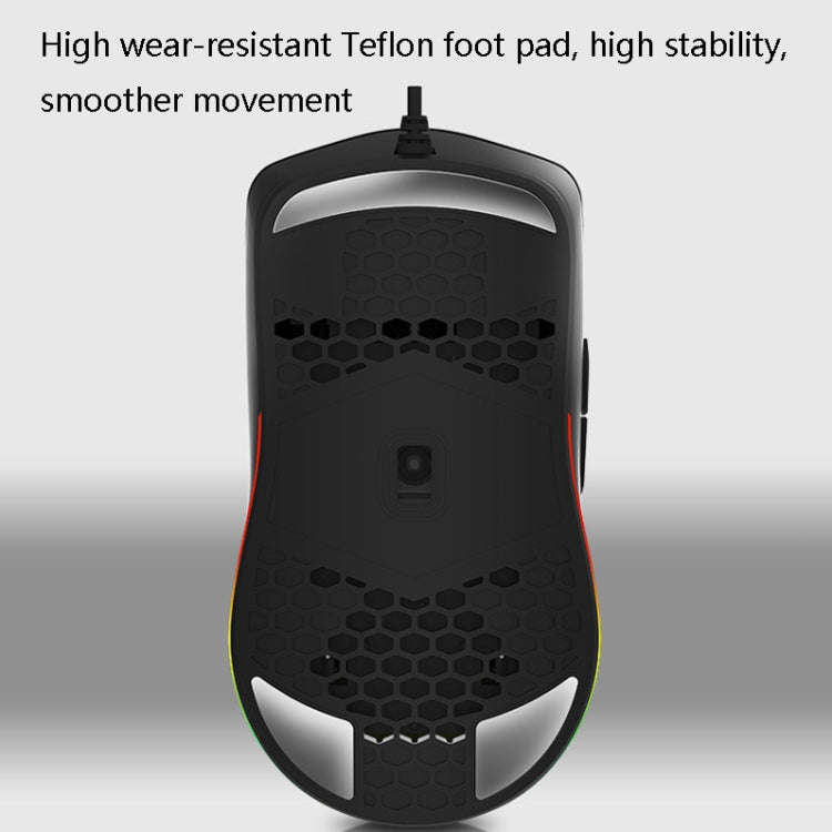 DELUX M700BU 7 Keys Wired Games Mouse Desktop Wired Mouse, Style: 3389 (Support 16000DPI)